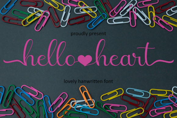 Hello Heart Font - Featured Image
