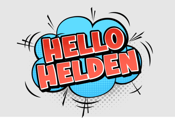 Hello Helden Font - Featured Image