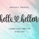 Hello Hellen Font - Featured Image