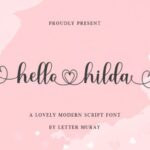Hello Hilda Font - Featured Image