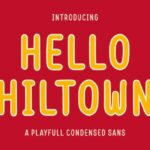 Hello Hiltown Font - Featured Image