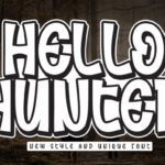 Hello Hunter Font - Featured Image