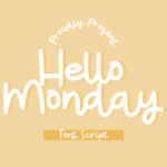 Hello Monday Font - Featured Image