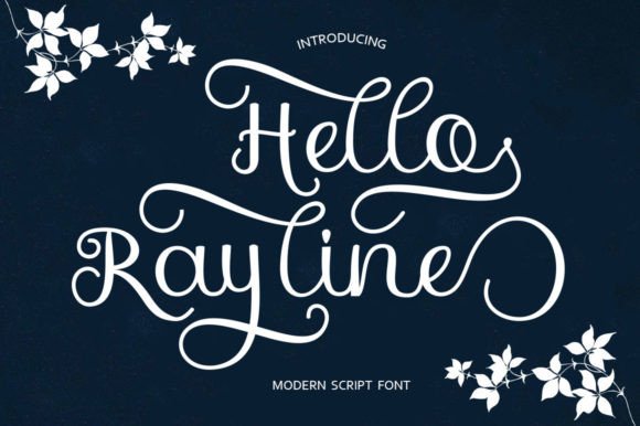 Hello Rayline Font - Featured Image