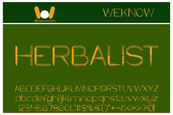 Herbalist Font - Featured Image