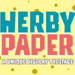 Herby Paper Font - Featured Image