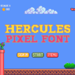 Hercules Pixel Font - Featured Image