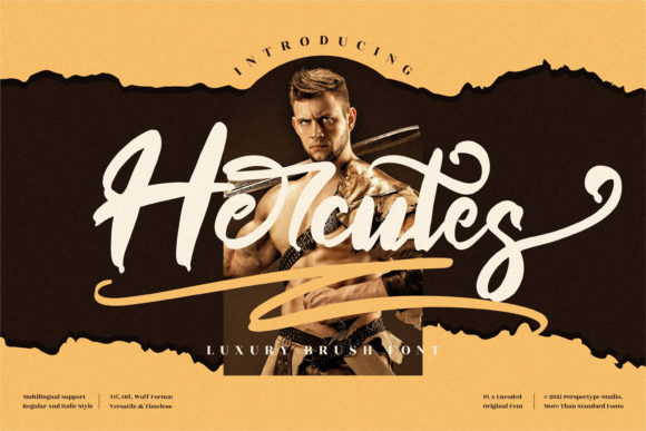 Hercutes Font - Featured Image