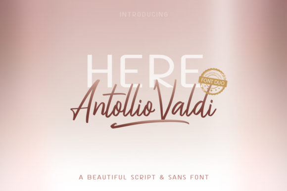 Here Antollio Valdi Duo Font - Featured Image