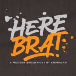 Here Brat Font - Featured Image