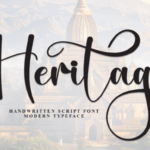 Heritage Font - Featured Image
