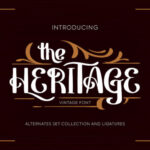 Heritage Font - Featured Image