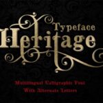 Heritage Font - Featured Image