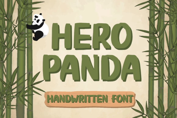Hero Panda Font - Featured Image