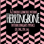 Herringbone Font - Featured Image