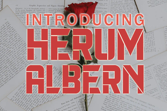 Herum Albern Font - Featured Image