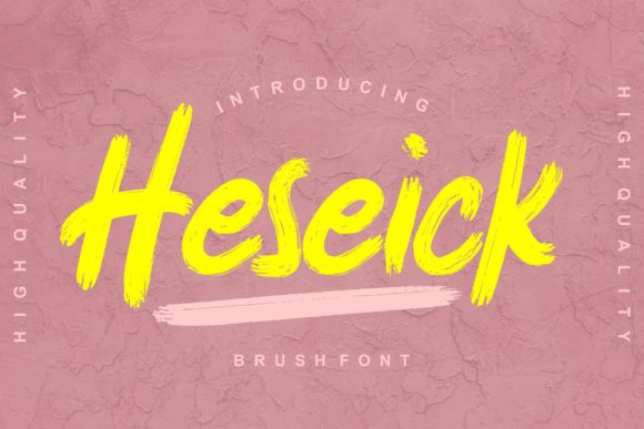 Heseick Font - Featured Image