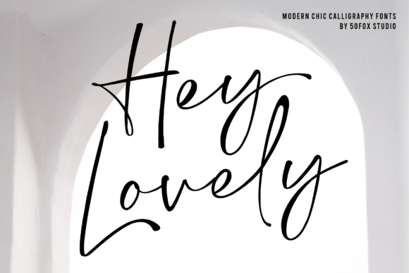 Hey Lovely Font - Featured Image