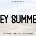Hey Summer Font - Featured Image