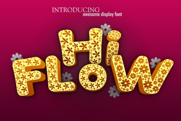 Hi Flow Font - Featured Image