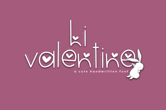 Hi Valentine Font - Featured Image