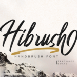 Hibrush Font - Featured Image