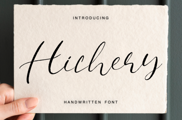 Hichery Font - Featured Image