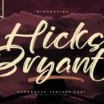 Hicks Bryant Font - Featured Image
