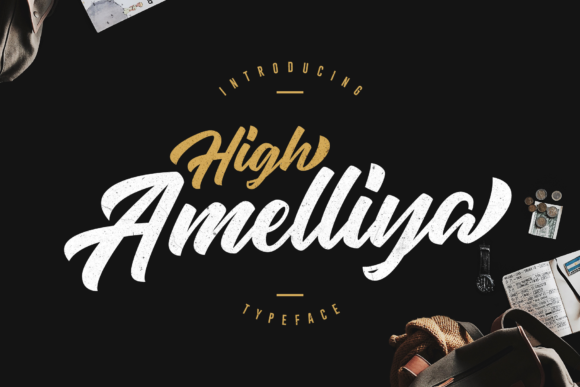 High Amelliya Font - Featured Image