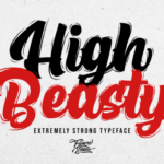 High Beasty Font - Featured Image