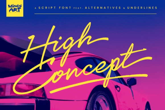 High Concept Font - Featured Image