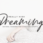 High Dreaming Font - Featured Image