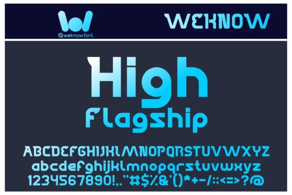 High Flagship Font - Featured Image