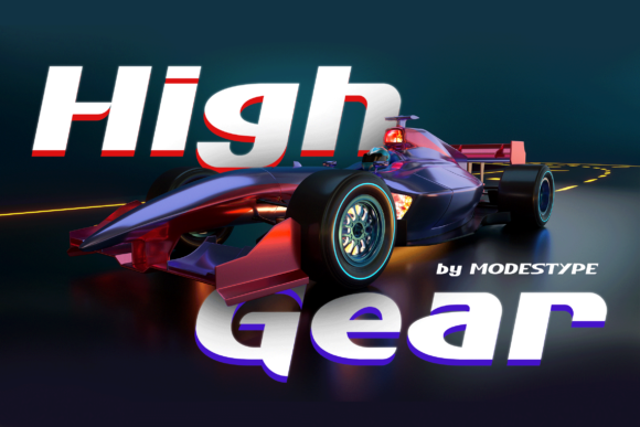 High Gear Font - Featured Image