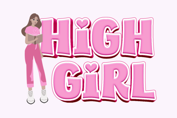 High Girl Font - Featured Image