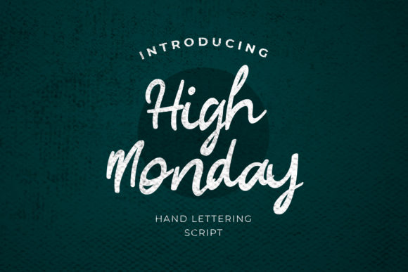 High Monday Font - Featured Image