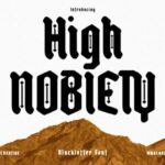 High Nobiety Font - Featured Image