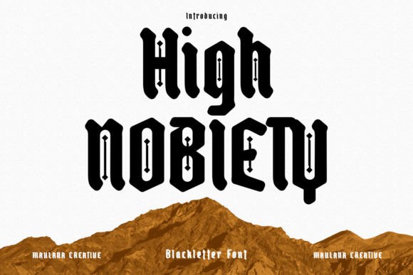 High Nobiety Font - Featured Image
