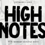 High Notes Font - Featured Image
