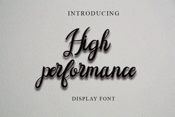 High Performance Font - Featured Image