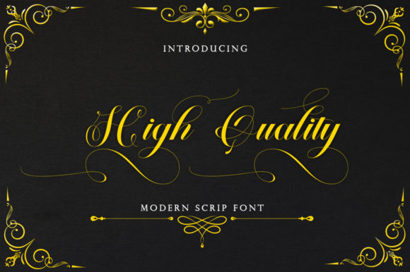High Quality Font - Featured Image