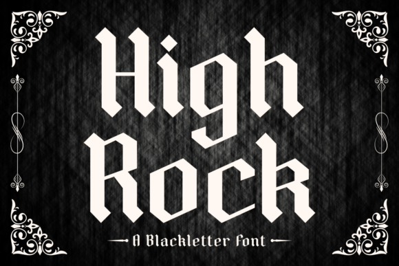 High Rock Font - Featured Image