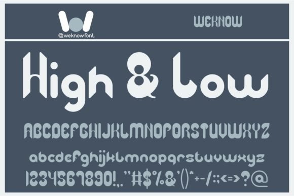 High and Low Font - Featured Image