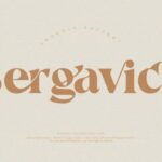 'bergavick' Font - Featured Image